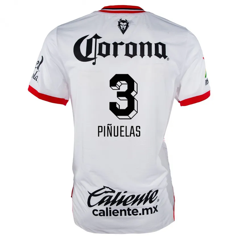 Danxen Herren Fernando Piñuelas #3 Weiß Rot Auswärtstrikot Trikot 2024/25 T-Shirt Österreich