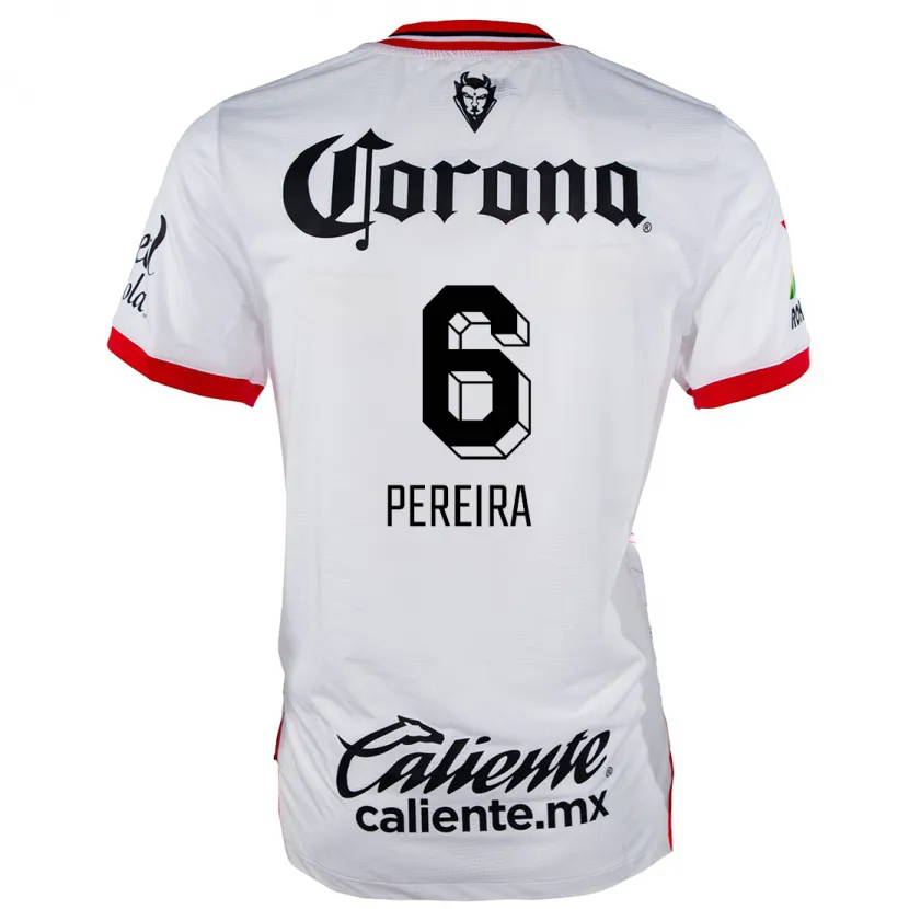 Danxen Herren Federico Pereira #6 Weiß Rot Auswärtstrikot Trikot 2024/25 T-Shirt Österreich