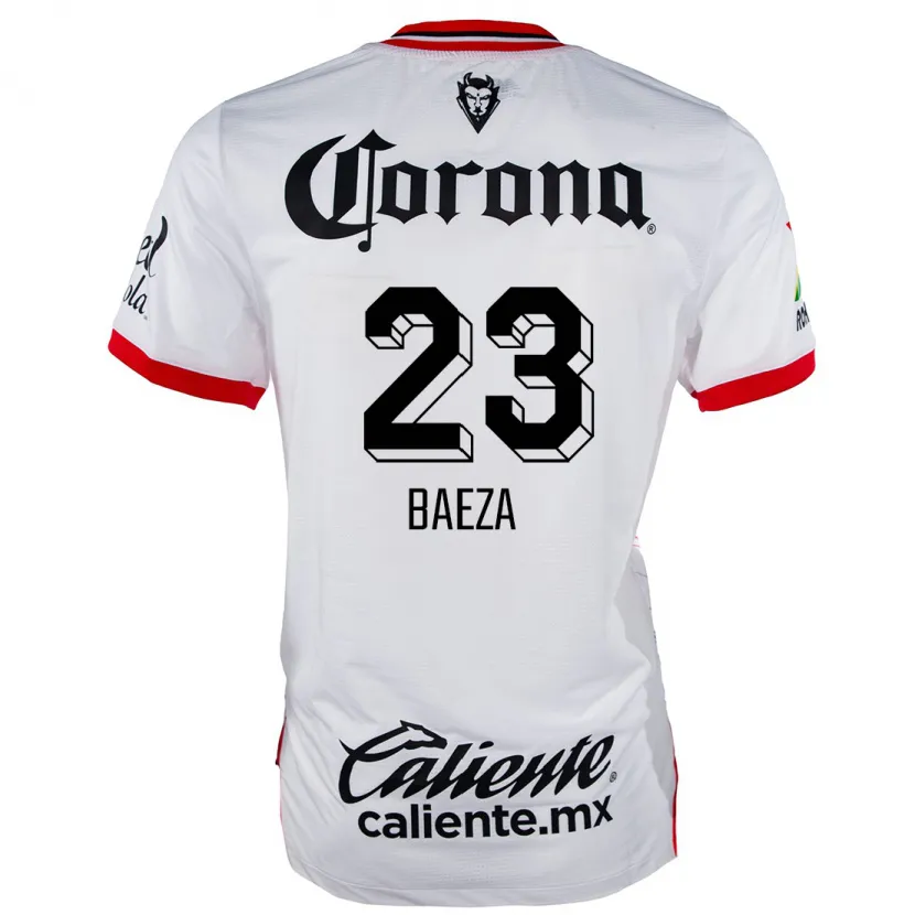 Danxen Herren Claudio Baeza #23 Weiß Rot Auswärtstrikot Trikot 2024/25 T-Shirt Österreich