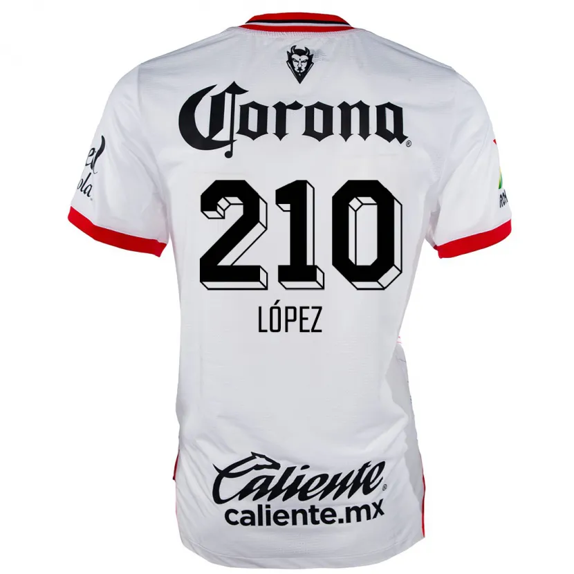 Danxen Herren Juan López #210 Weiß Rot Auswärtstrikot Trikot 2024/25 T-Shirt Österreich