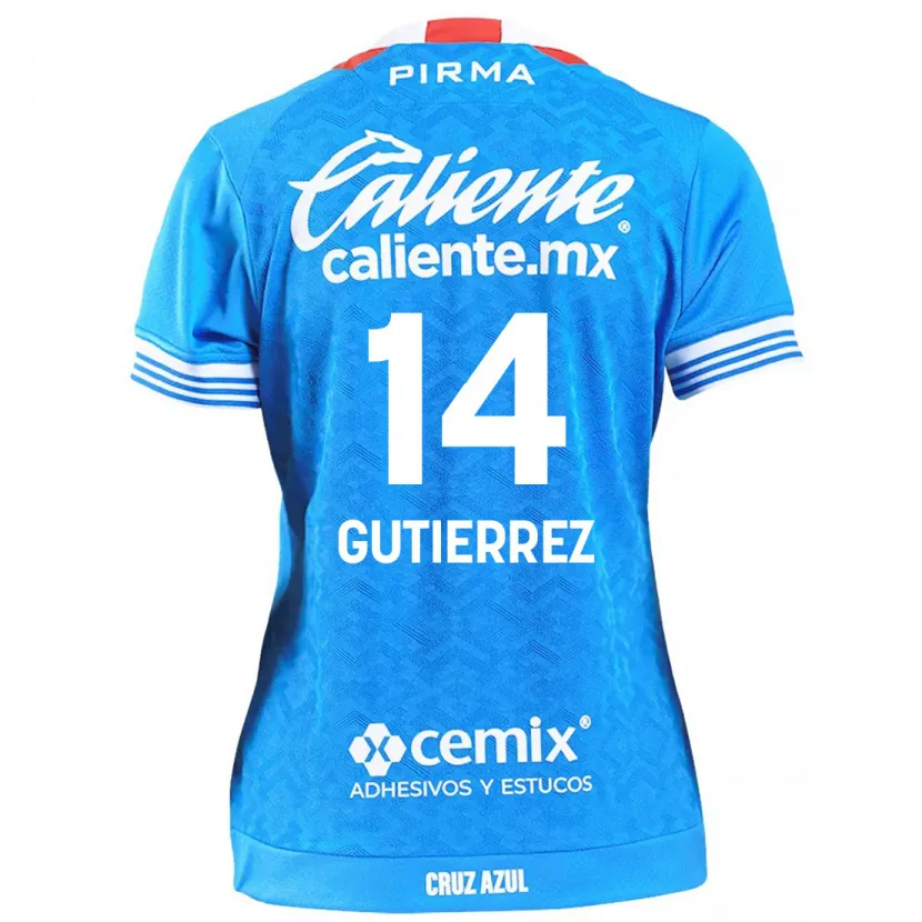 Danxen Damen Alexis Gutiérrez #14 Himmelblau Heimtrikot Trikot 2024/25 T-Shirt Österreich