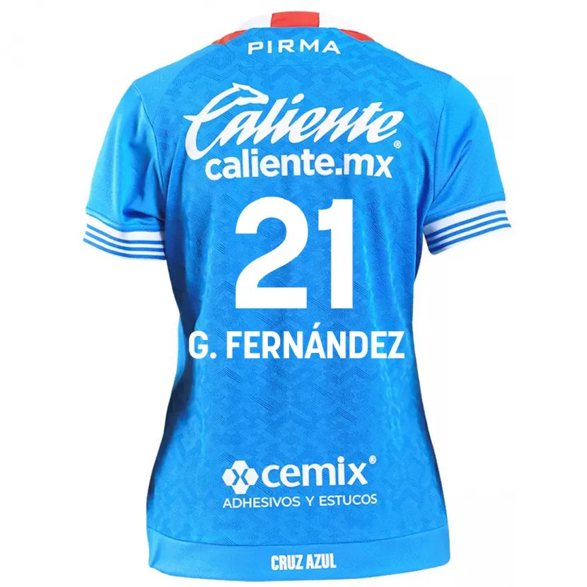 Danxen Damen Gabriel Fernández #21 Himmelblau Heimtrikot Trikot 2024/25 T-Shirt Österreich