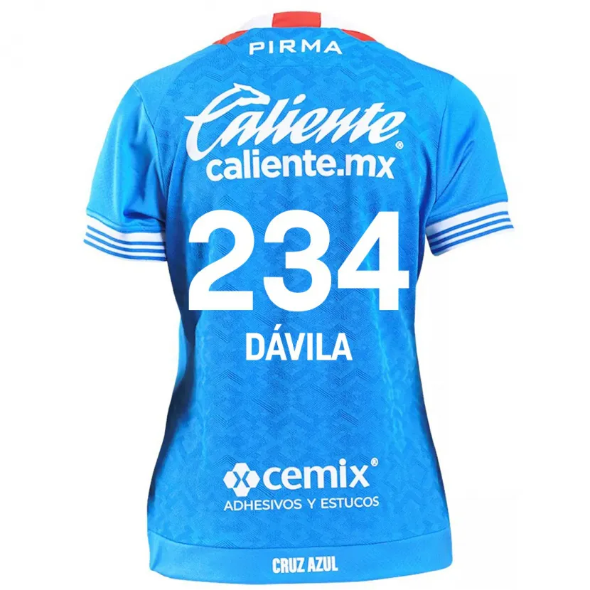 Danxen Damen Emilio Dávila #234 Himmelblau Heimtrikot Trikot 2024/25 T-Shirt Österreich