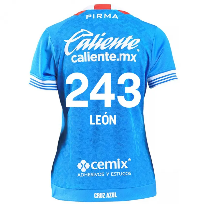 Danxen Damen Cristhian León #243 Himmelblau Heimtrikot Trikot 2024/25 T-Shirt Österreich