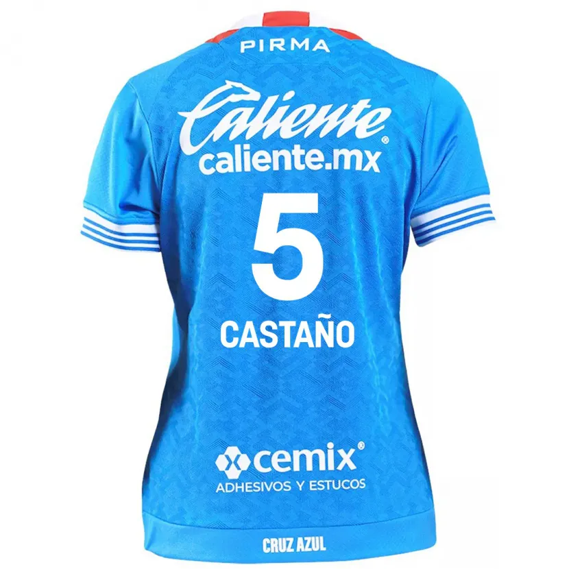Danxen Damen Kevin Castaño #5 Himmelblau Heimtrikot Trikot 2024/25 T-Shirt Österreich