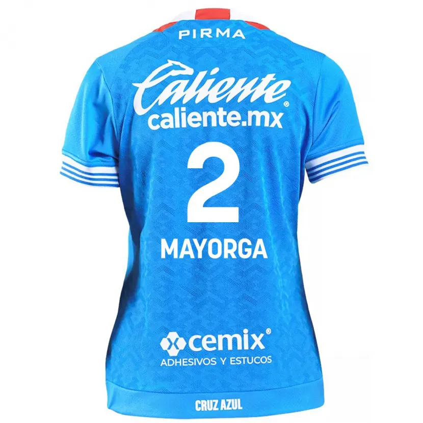 Danxen Damen Alejandro Mayorga #2 Himmelblau Heimtrikot Trikot 2024/25 T-Shirt Österreich