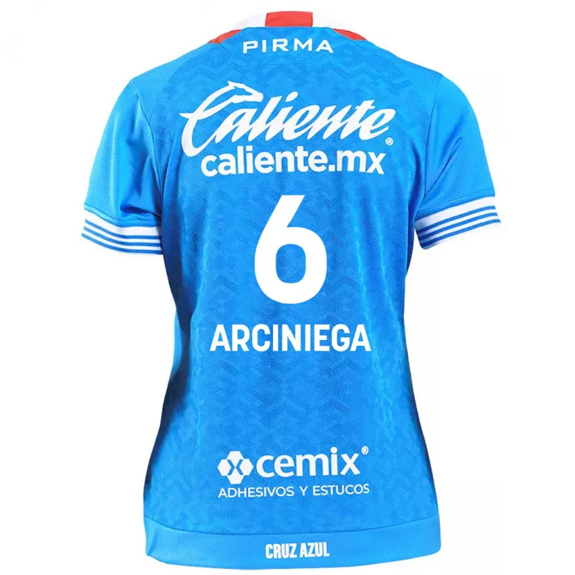 Danxen Damen Mirelle Arciniega #6 Himmelblau Heimtrikot Trikot 2024/25 T-Shirt Österreich
