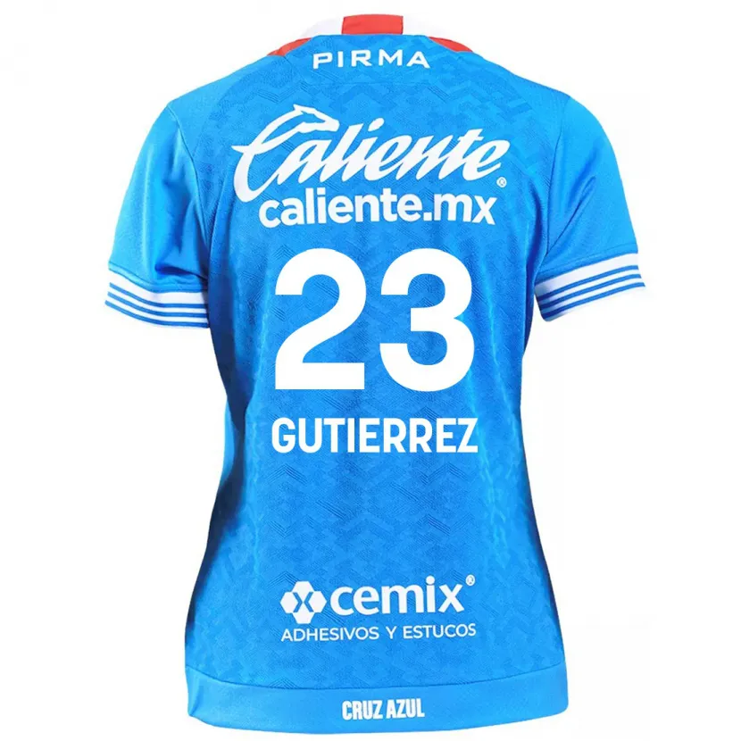 Danxen Damen Ivonne Gutierrez #23 Himmelblau Heimtrikot Trikot 2024/25 T-Shirt Österreich