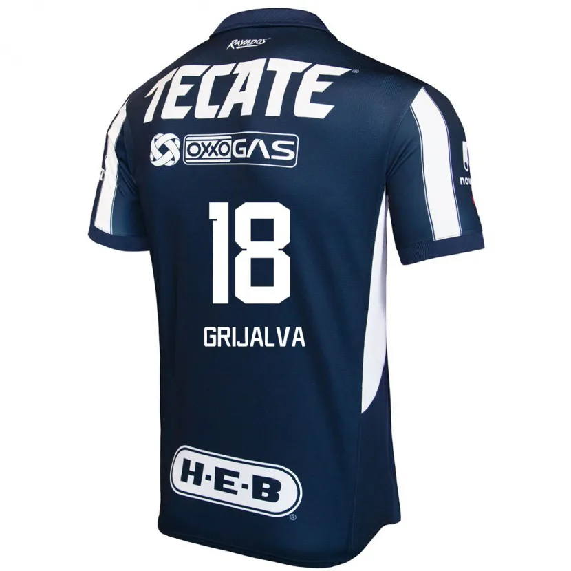 Danxen Damen Áxel Grijalva #18 Blau Rot Weiß Heimtrikot Trikot 2024/25 T-Shirt Österreich