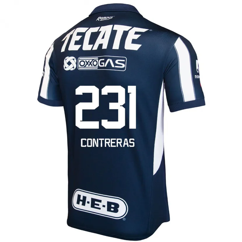 Danxen Damen Óscar Contreras #231 Blau Rot Weiß Heimtrikot Trikot 2024/25 T-Shirt Österreich