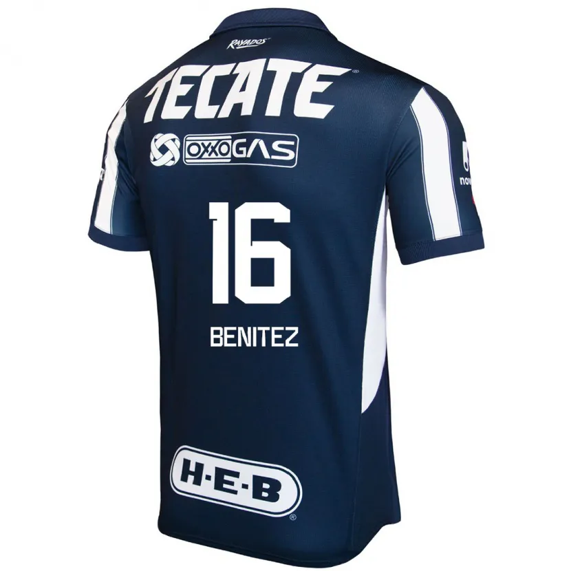 Danxen Damen Xanic Benitez #16 Blau Rot Weiß Heimtrikot Trikot 2024/25 T-Shirt Österreich