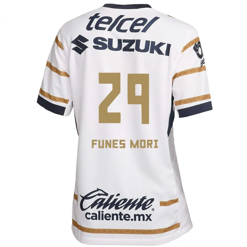 Danxen Damen Rogelio Funes Mori #29 Weißer Obsidian Heimtrikot Trikot 2024/25 T-Shirt Österreich