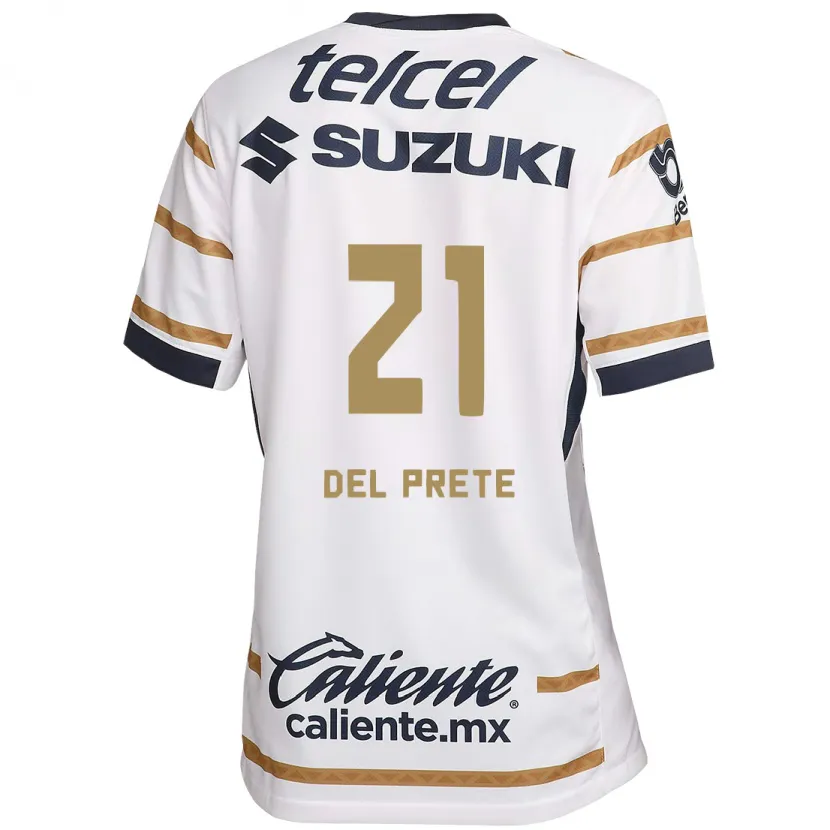 Danxen Damen Gustavo Del Prete #21 Weißer Obsidian Heimtrikot Trikot 2024/25 T-Shirt Österreich