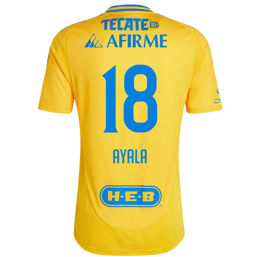 Danxen Damen David Ayala #18 Goldgelb Heimtrikot Trikot 2024/25 T-Shirt Österreich