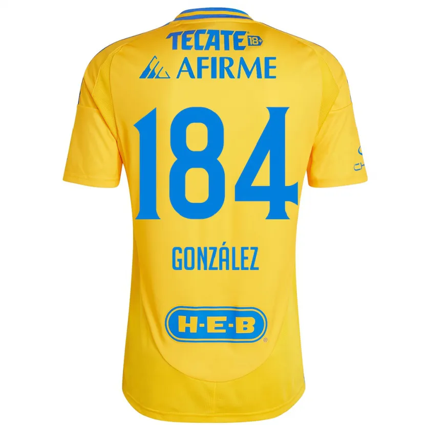 Danxen Damen Erick González #184 Goldgelb Heimtrikot Trikot 2024/25 T-Shirt Österreich