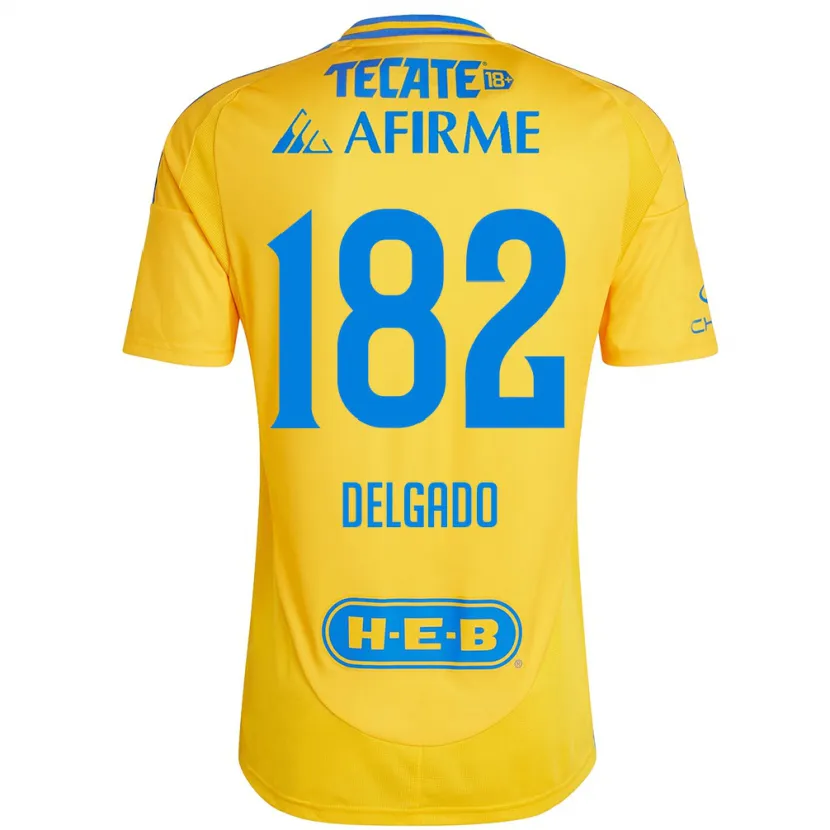 Danxen Damen Arturo Delgado #182 Goldgelb Heimtrikot Trikot 2024/25 T-Shirt Österreich