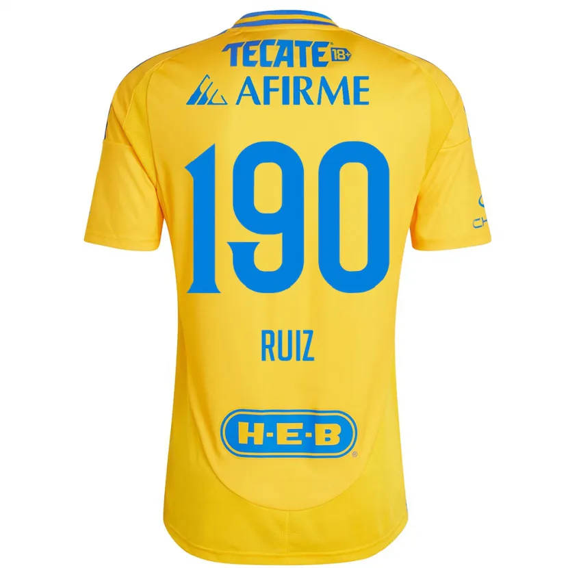 Danxen Damen Óscar Ruiz #190 Goldgelb Heimtrikot Trikot 2024/25 T-Shirt Österreich