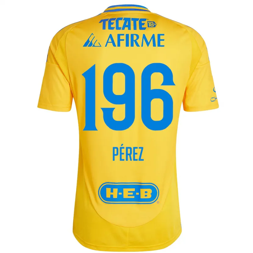 Danxen Damen Axel Pérez #196 Goldgelb Heimtrikot Trikot 2024/25 T-Shirt Österreich