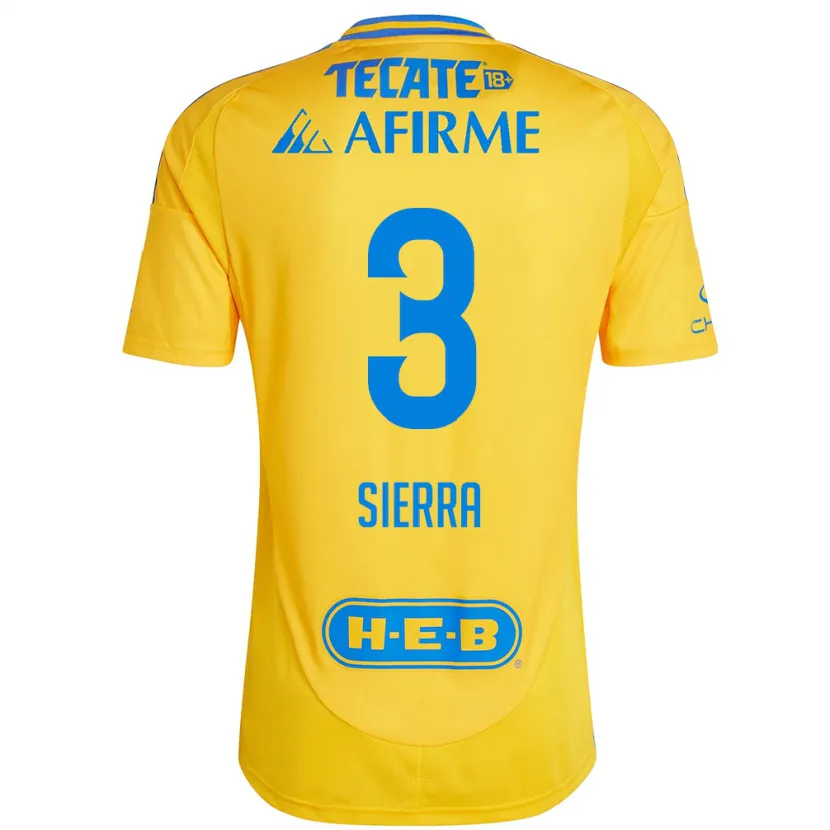Danxen Damen Bianca Sierra #3 Goldgelb Heimtrikot Trikot 2024/25 T-Shirt Österreich