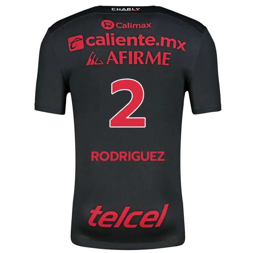 Danxen Damen Antonio Rodríguez #2 Schwarz Rot Heimtrikot Trikot 2024/25 T-Shirt Österreich