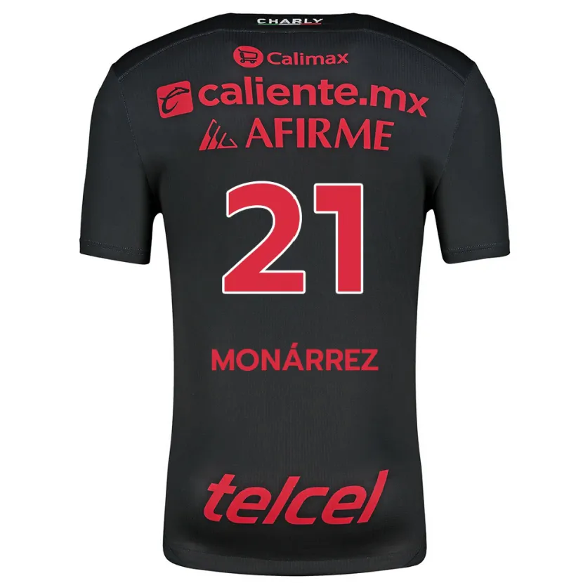Danxen Damen Fernando Monárrez #21 Schwarz Rot Heimtrikot Trikot 2024/25 T-Shirt Österreich