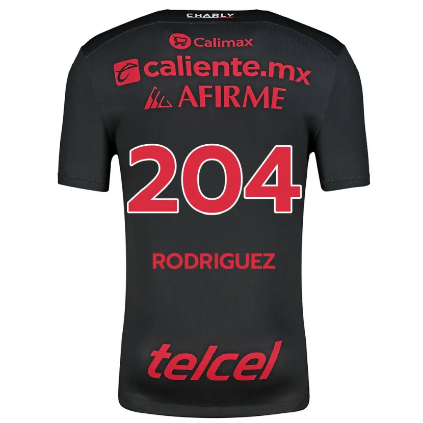 Danxen Damen Jesús Rodríguez #204 Schwarz Rot Heimtrikot Trikot 2024/25 T-Shirt Österreich