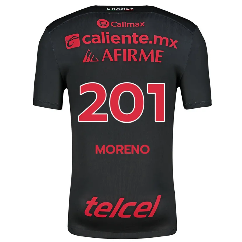 Danxen Damen Jesús Moreno #201 Schwarz Rot Heimtrikot Trikot 2024/25 T-Shirt Österreich