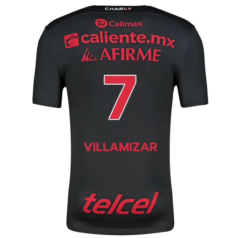 Danxen Damen Paola Villamizar #7 Schwarz Rot Heimtrikot Trikot 2024/25 T-Shirt Österreich