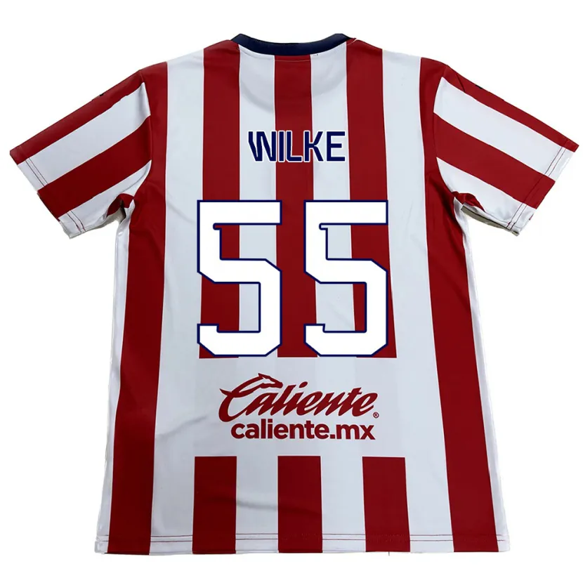 Danxen Damen Teun Wilke #55 Rot-Weiss Heimtrikot Trikot 2024/25 T-Shirt Österreich