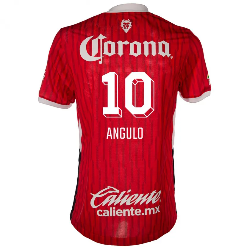 Danxen Damen Jesús Angulo #10 Rot-Weiss Heimtrikot Trikot 2024/25 T-Shirt Österreich