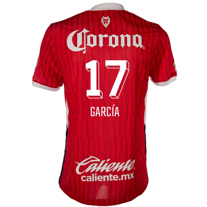 Danxen Damen Brian García #17 Rot-Weiss Heimtrikot Trikot 2024/25 T-Shirt Österreich