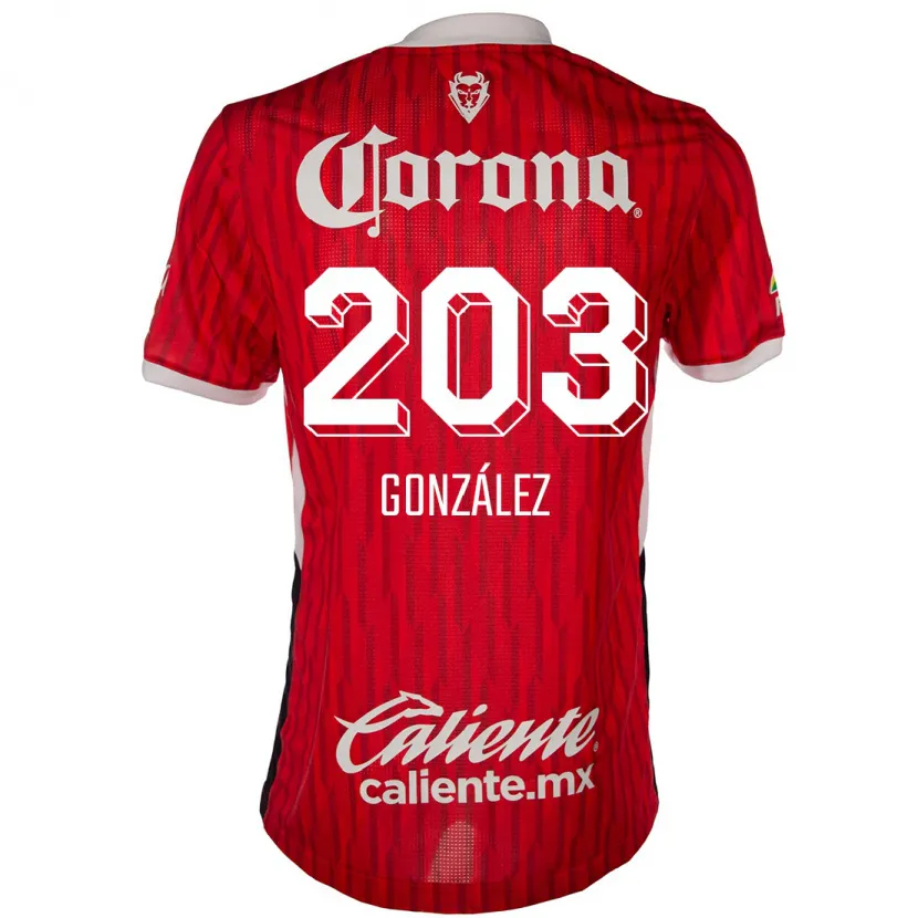 Danxen Damen Luis González #203 Rot-Weiss Heimtrikot Trikot 2024/25 T-Shirt Österreich