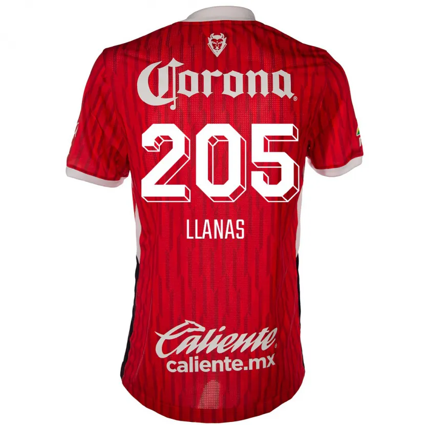 Danxen Damen Emmanuel Llanas #205 Rot-Weiss Heimtrikot Trikot 2024/25 T-Shirt Österreich