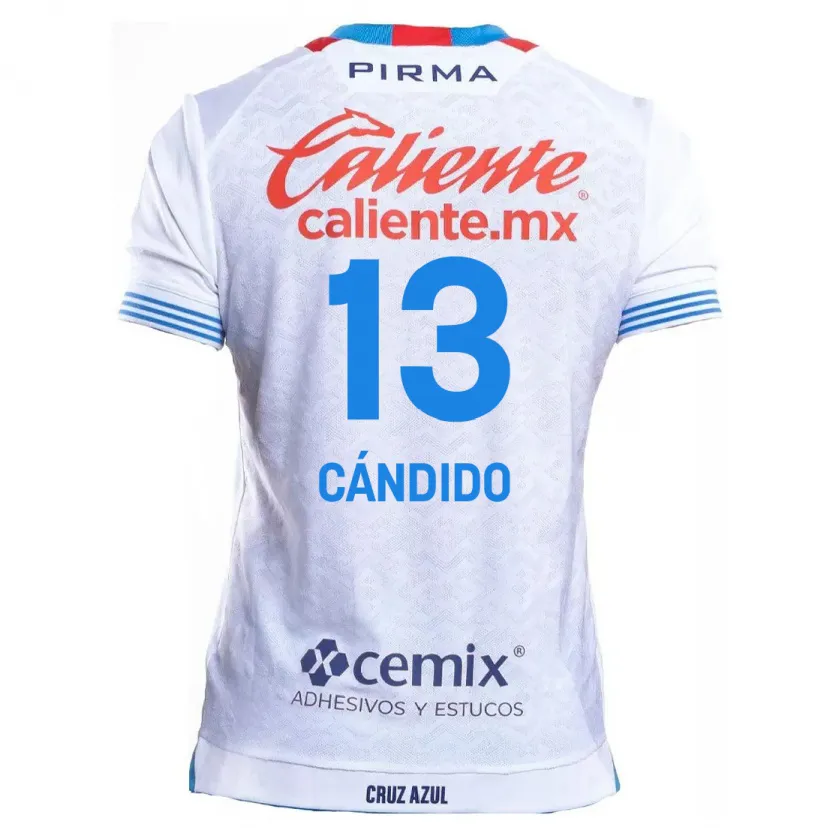 Danxen Damen Camilo Cándido #13 Weiß Blau Auswärtstrikot Trikot 2024/25 T-Shirt Österreich
