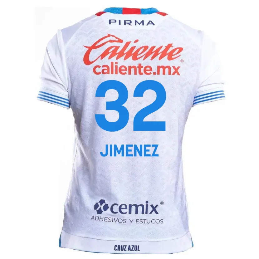 Danxen Damen Cristian Jiménez #32 Weiß Blau Auswärtstrikot Trikot 2024/25 T-Shirt Österreich