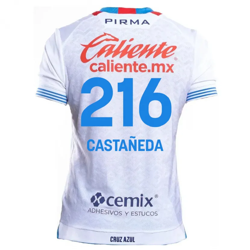 Danxen Damen Ian Castañeda #216 Weiß Blau Auswärtstrikot Trikot 2024/25 T-Shirt Österreich