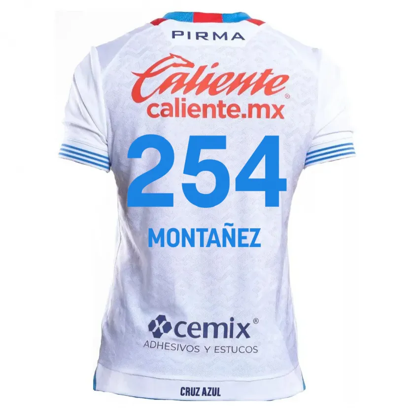 Danxen Damen Humberto Montañez #254 Weiß Blau Auswärtstrikot Trikot 2024/25 T-Shirt Österreich