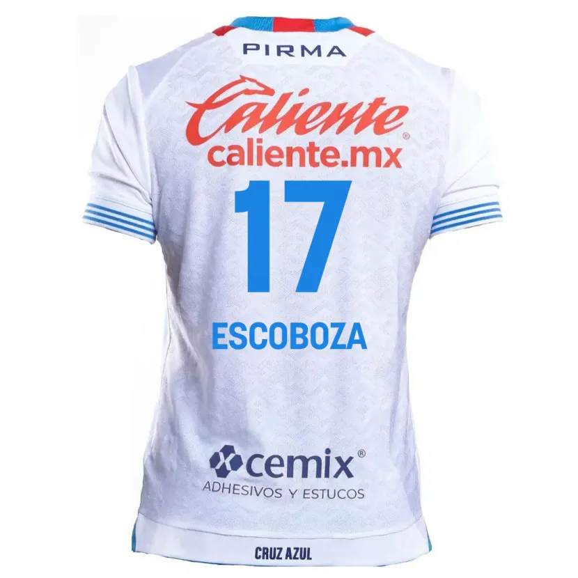 Danxen Damen Alonso Escoboza #17 Weiß Blau Auswärtstrikot Trikot 2024/25 T-Shirt Österreich