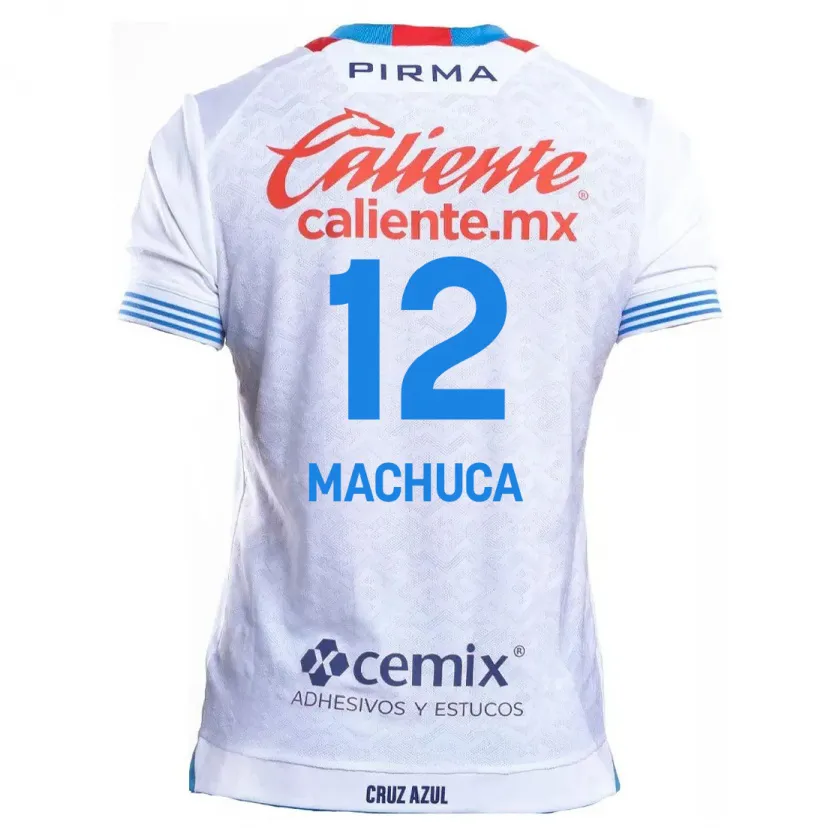 Danxen Damen Gabriela Machuca #12 Weiß Blau Auswärtstrikot Trikot 2024/25 T-Shirt Österreich