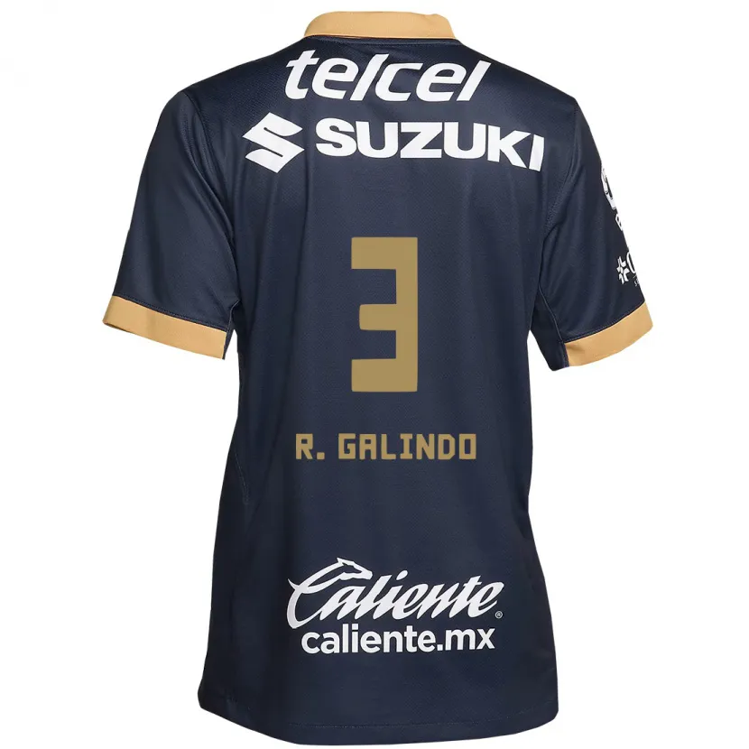 Danxen Damen José Galindo #3 Obsidian Gold Weiß Auswärtstrikot Trikot 2024/25 T-Shirt Österreich