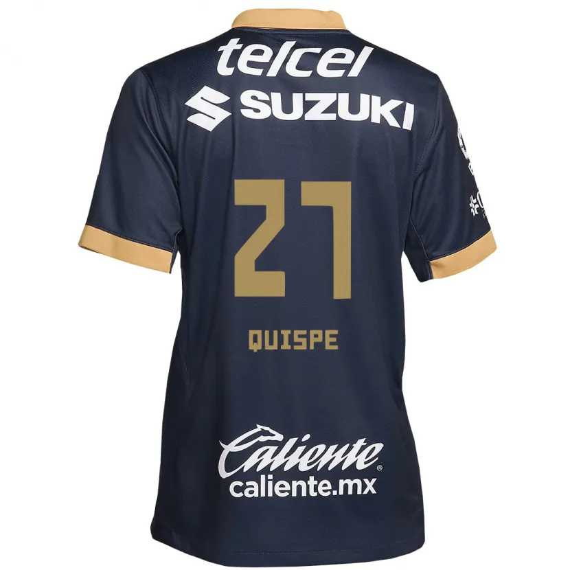 Danxen Damen Piero Quispe #27 Obsidian Gold Weiß Auswärtstrikot Trikot 2024/25 T-Shirt Österreich