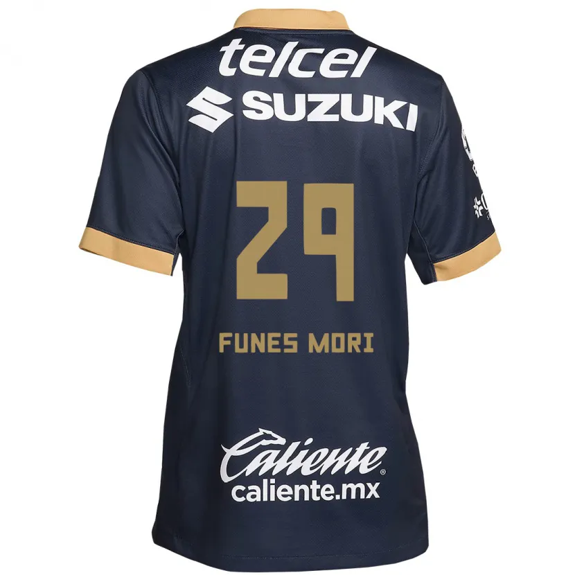 Danxen Damen Rogelio Funes Mori #29 Obsidian Gold Weiß Auswärtstrikot Trikot 2024/25 T-Shirt Österreich
