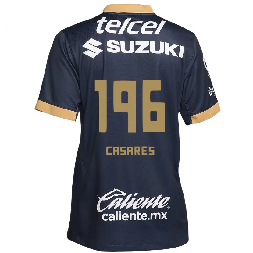 Danxen Damen Mateo Casares #196 Obsidian Gold Weiß Auswärtstrikot Trikot 2024/25 T-Shirt Österreich