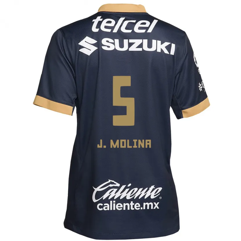 Danxen Damen Jesús Molina #5 Obsidian Gold Weiß Auswärtstrikot Trikot 2024/25 T-Shirt Österreich