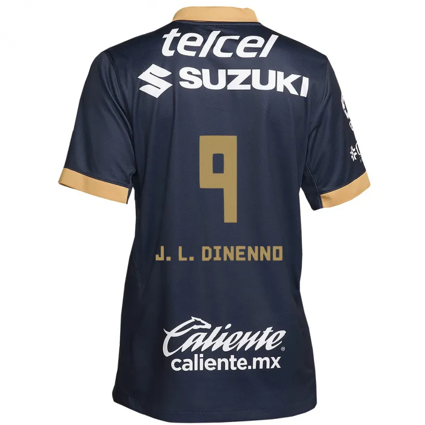 Danxen Damen Juan Dinenno #9 Obsidian Gold Weiß Auswärtstrikot Trikot 2024/25 T-Shirt Österreich