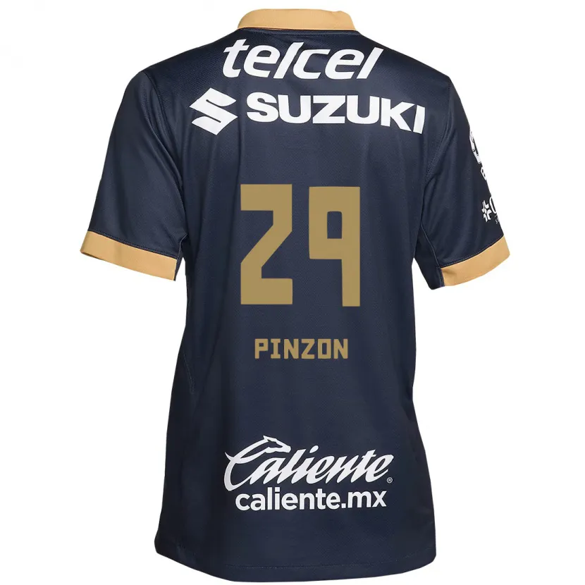 Danxen Damen Liceth Pinzon #29 Obsidian Gold Weiß Auswärtstrikot Trikot 2024/25 T-Shirt Österreich