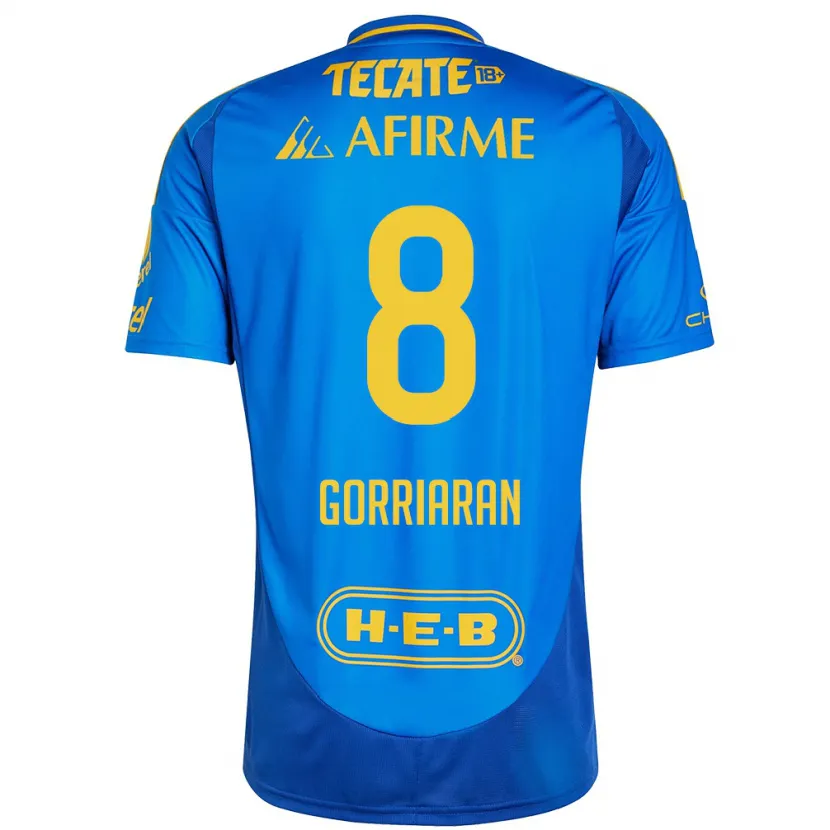 Danxen Damen Fernando Gorriarán #8 Blau Gelb Auswärtstrikot Trikot 2024/25 T-Shirt Österreich