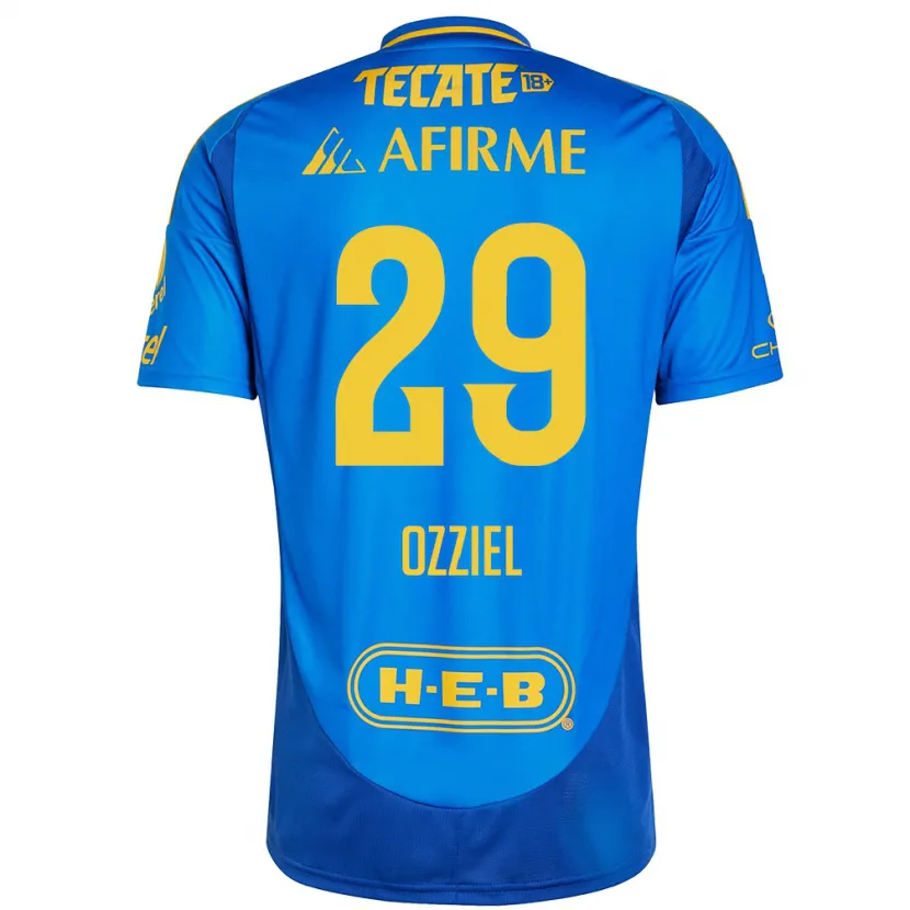 Danxen Damen Ozziel Herrera #29 Blau Gelb Auswärtstrikot Trikot 2024/25 T-Shirt Österreich