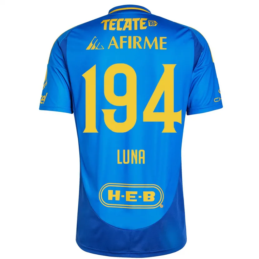 Danxen Damen Juan Luna #194 Blau Gelb Auswärtstrikot Trikot 2024/25 T-Shirt Österreich