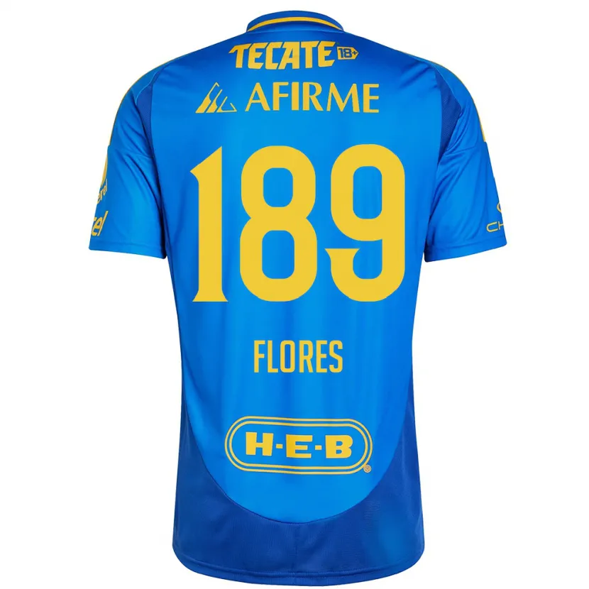 Danxen Damen Rolando Flores #189 Blau Gelb Auswärtstrikot Trikot 2024/25 T-Shirt Österreich